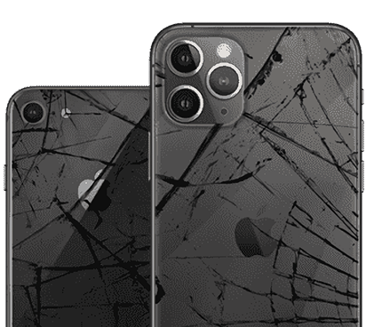 Разбитые задние крышки iPhone